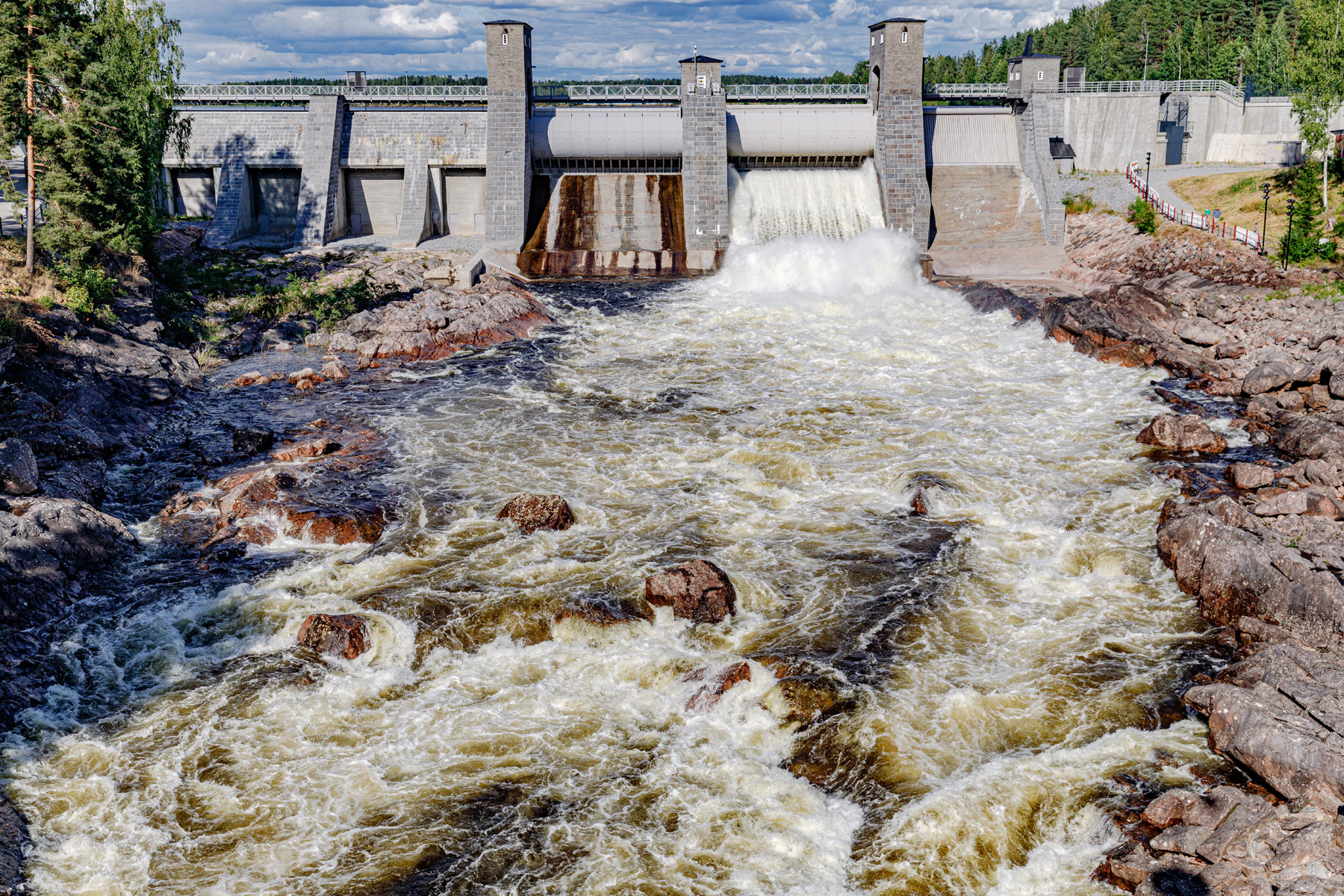 Imatra Rapids, Vuoksi River. Imatrankoski